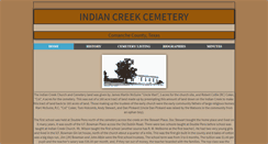 Desktop Screenshot of indiancreekcemetery.org